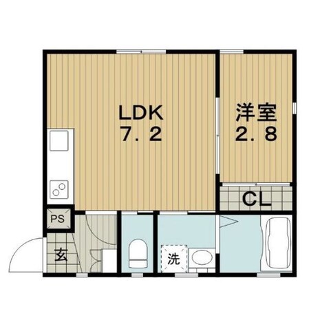 山王駅 徒歩7分 4階の物件間取画像